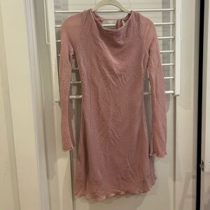 Princess Polly Dusty Pink Long Sleeve Dress